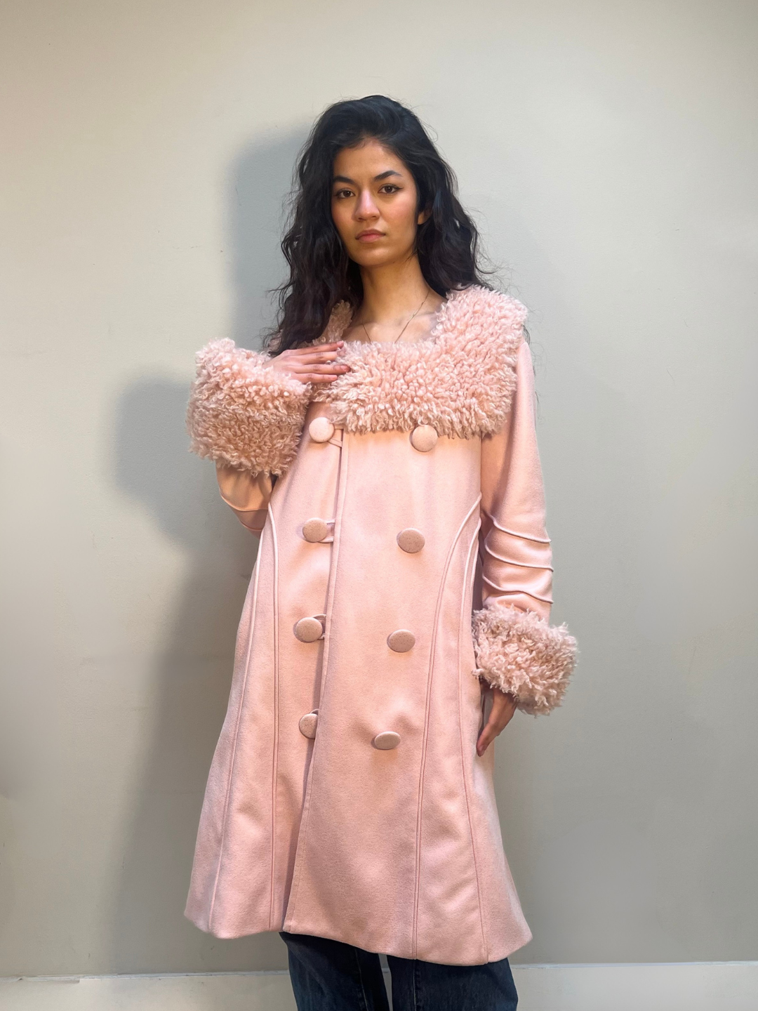 House of Sunny Pink Coat