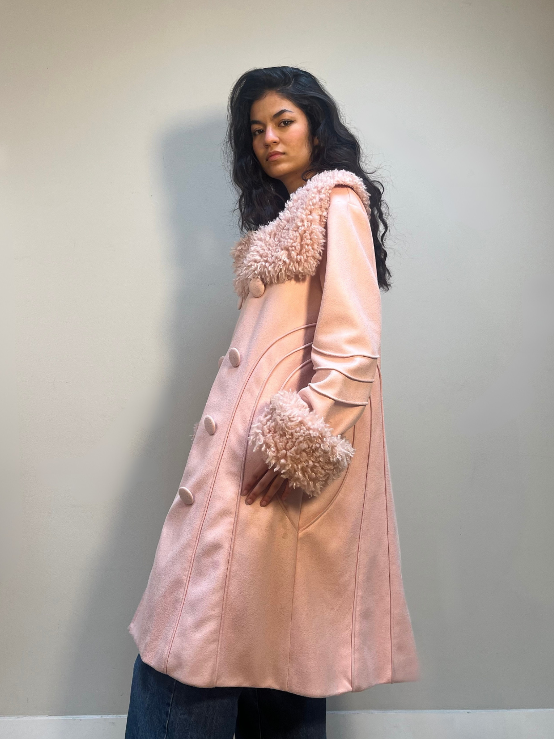 House of Sunny Pink Coat