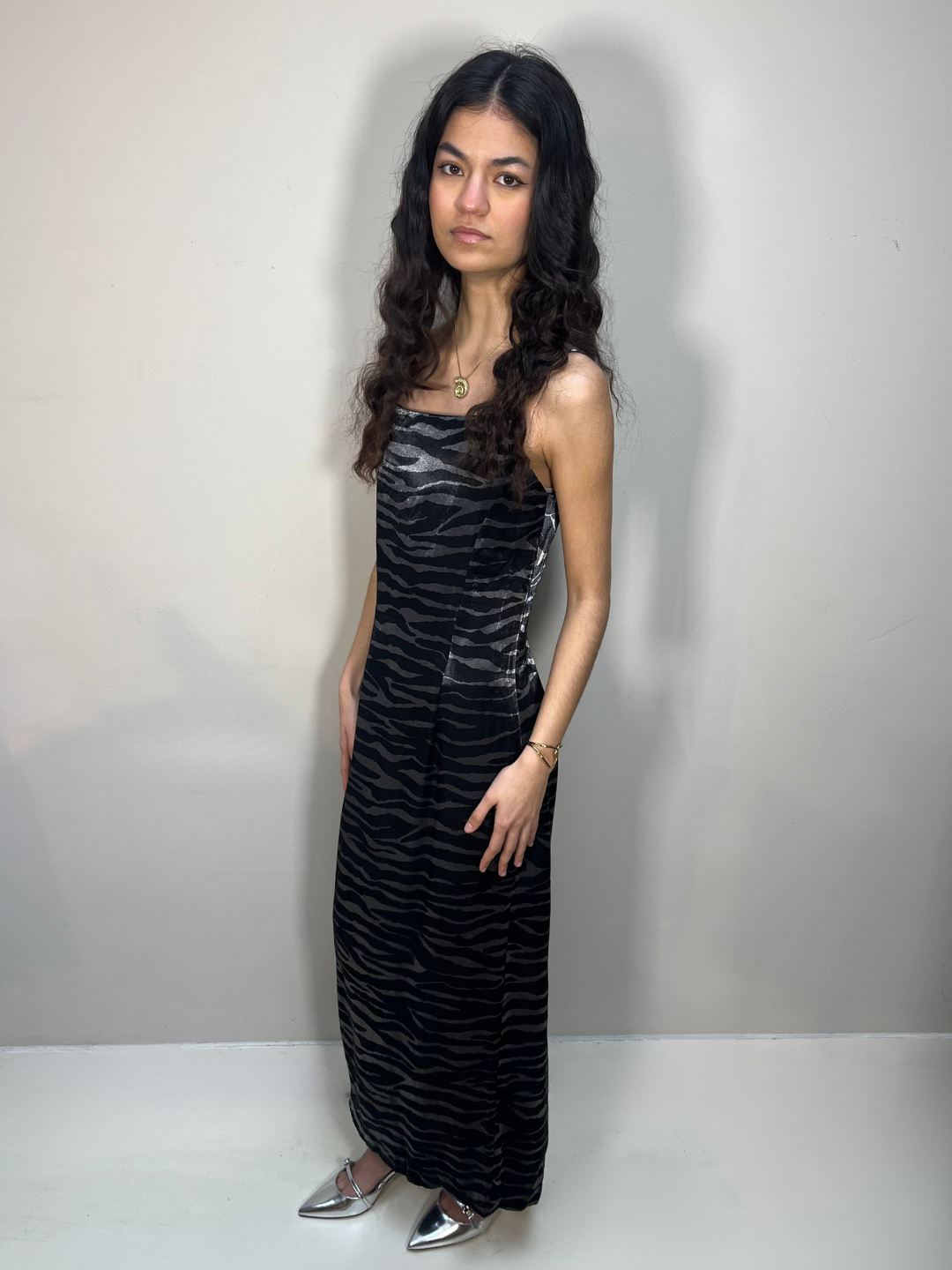 Gina Ritzi Long dress Zebra Print