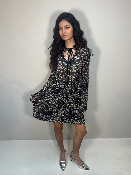 Ganni Floral mini dress