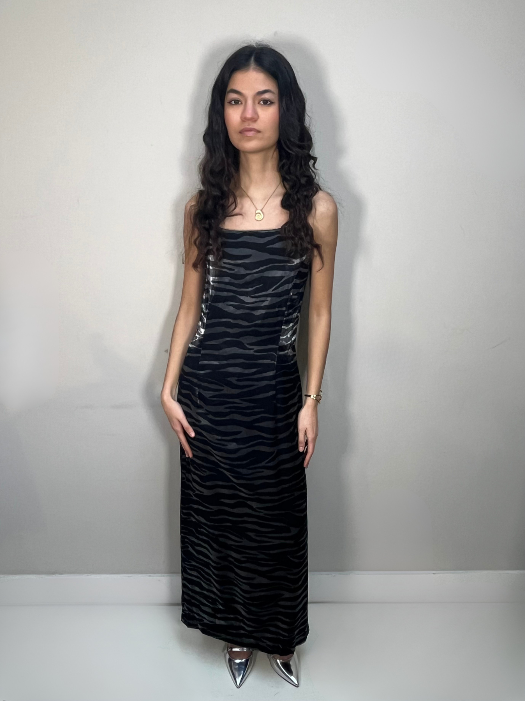 Gina Ritzi Long dress Zebra Print