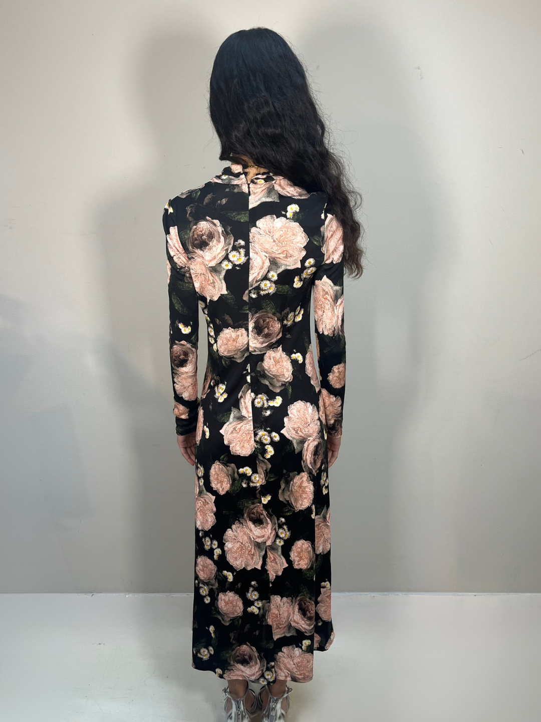 ERDEM Longsleeve floral dress