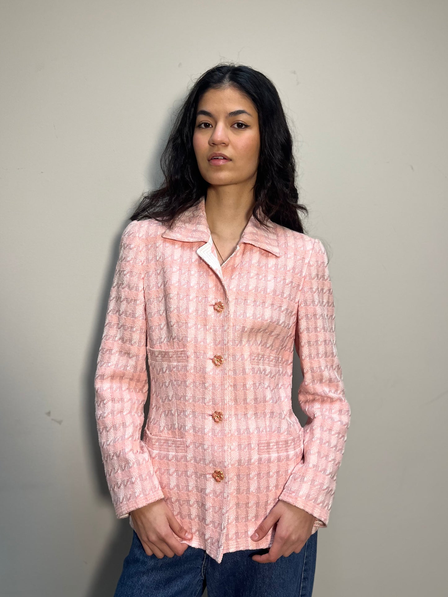 ESCADA Soft Pink tweed Blazer