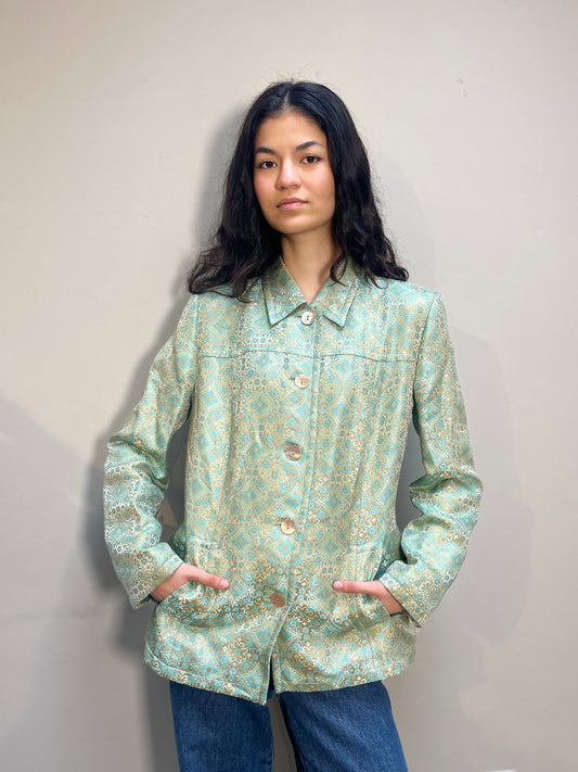 Marella Jacket Turquoise mix