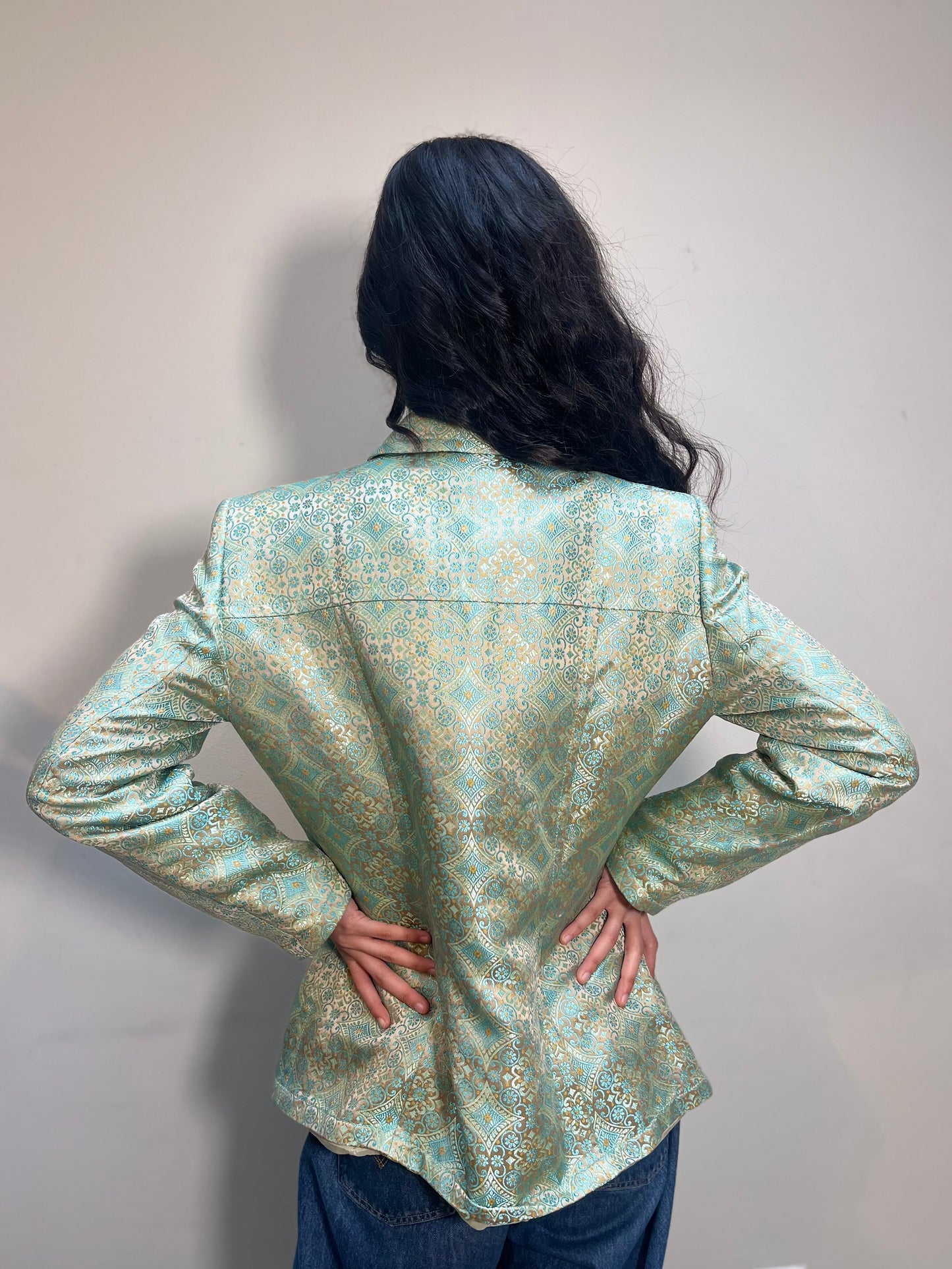 Marella Jacket Turquoise mix