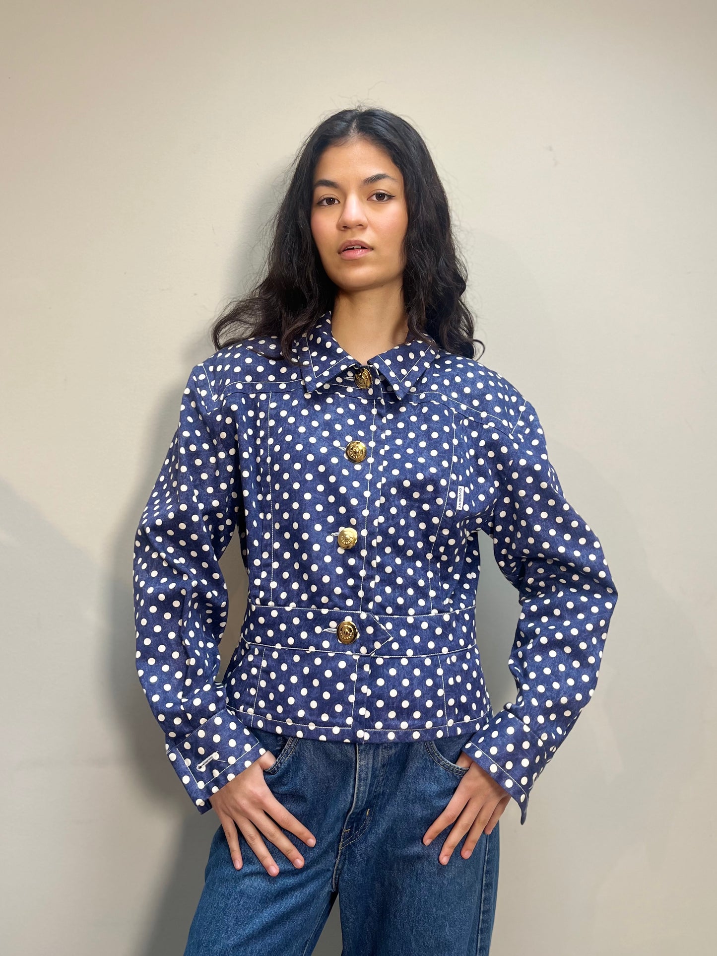 GIVENCHY polkadots navy Jacket