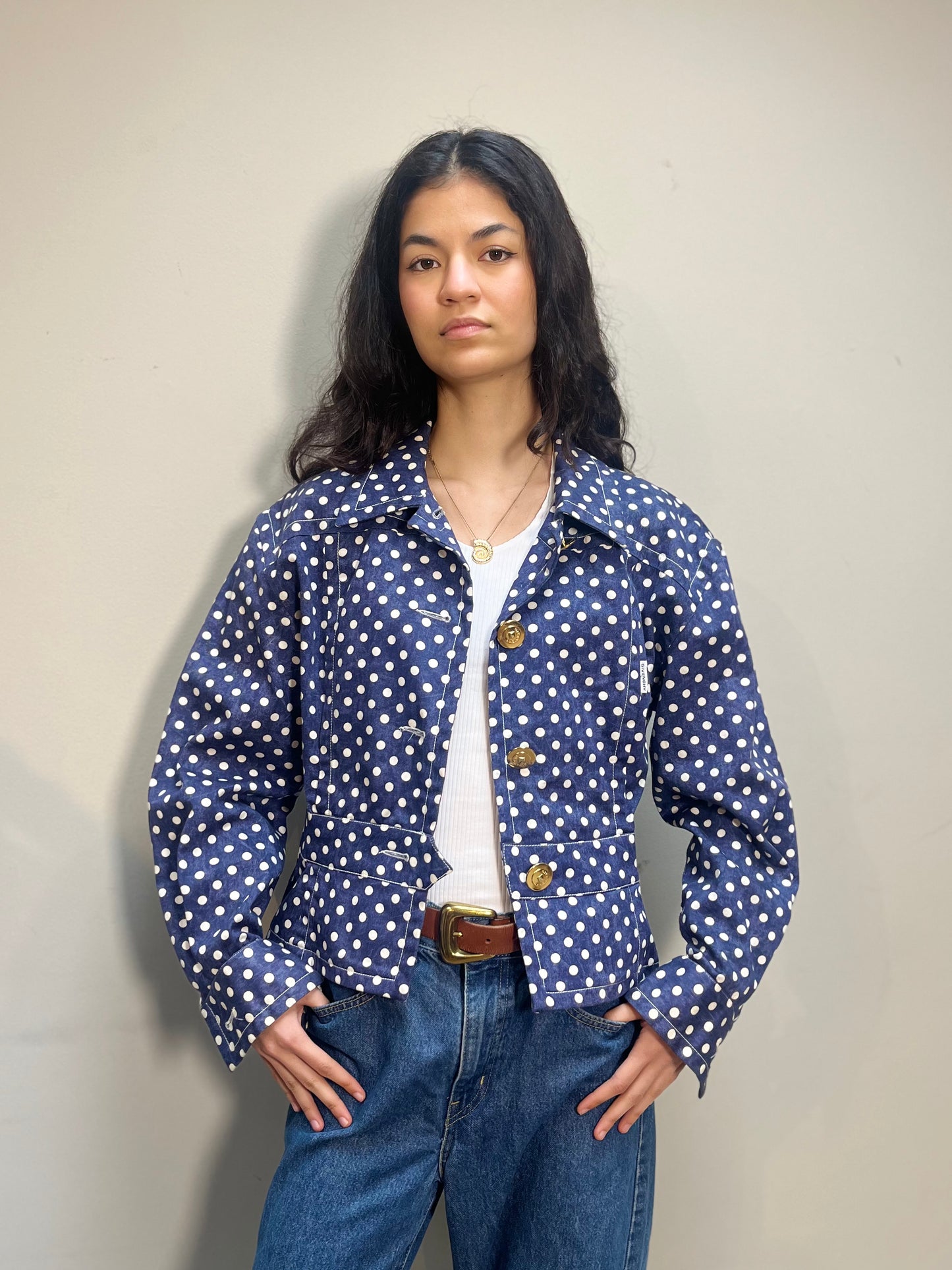 GIVENCHY polkadots navy Jacket