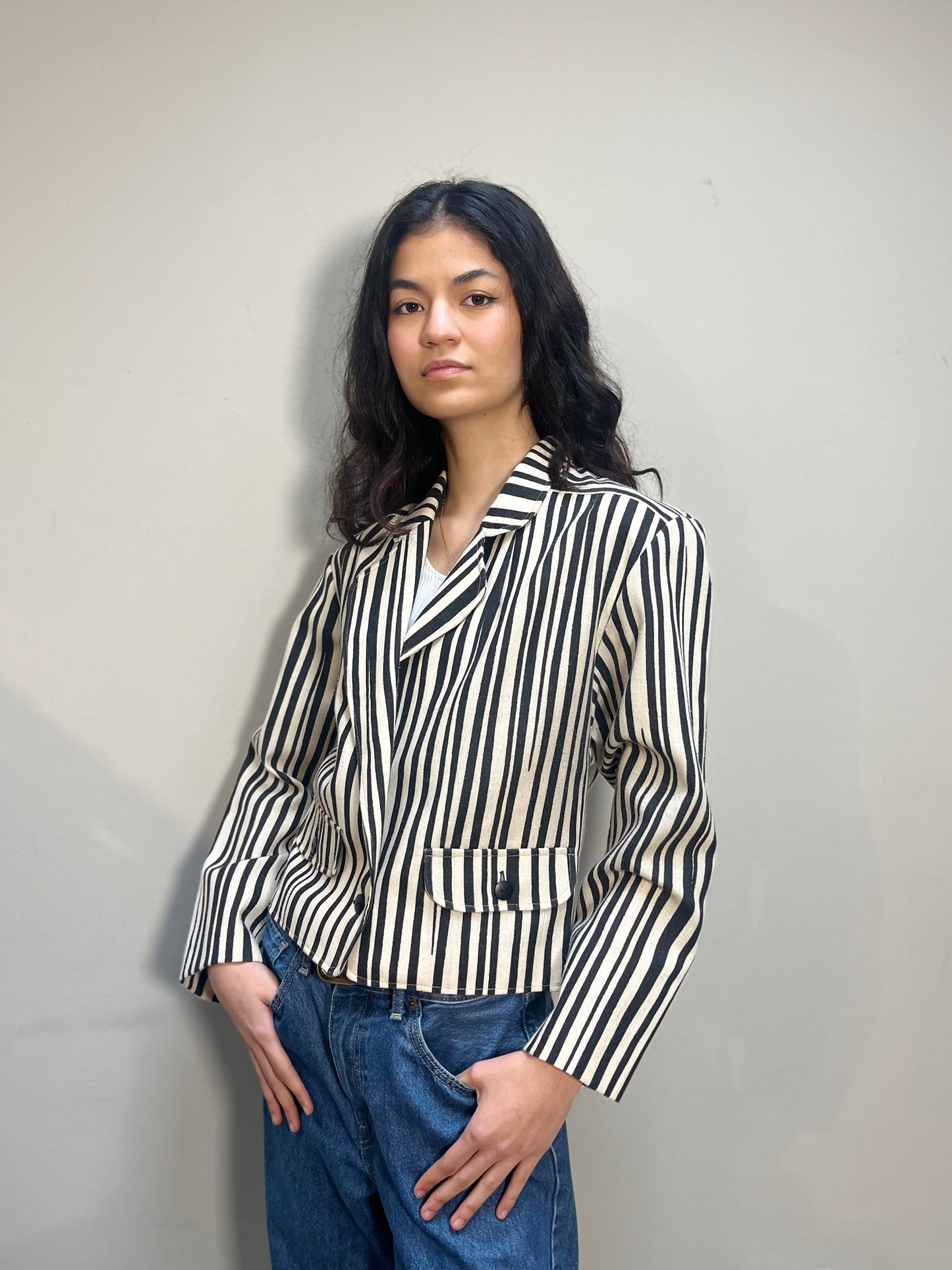 Gerard Pasquier Blazer Linen Stripes