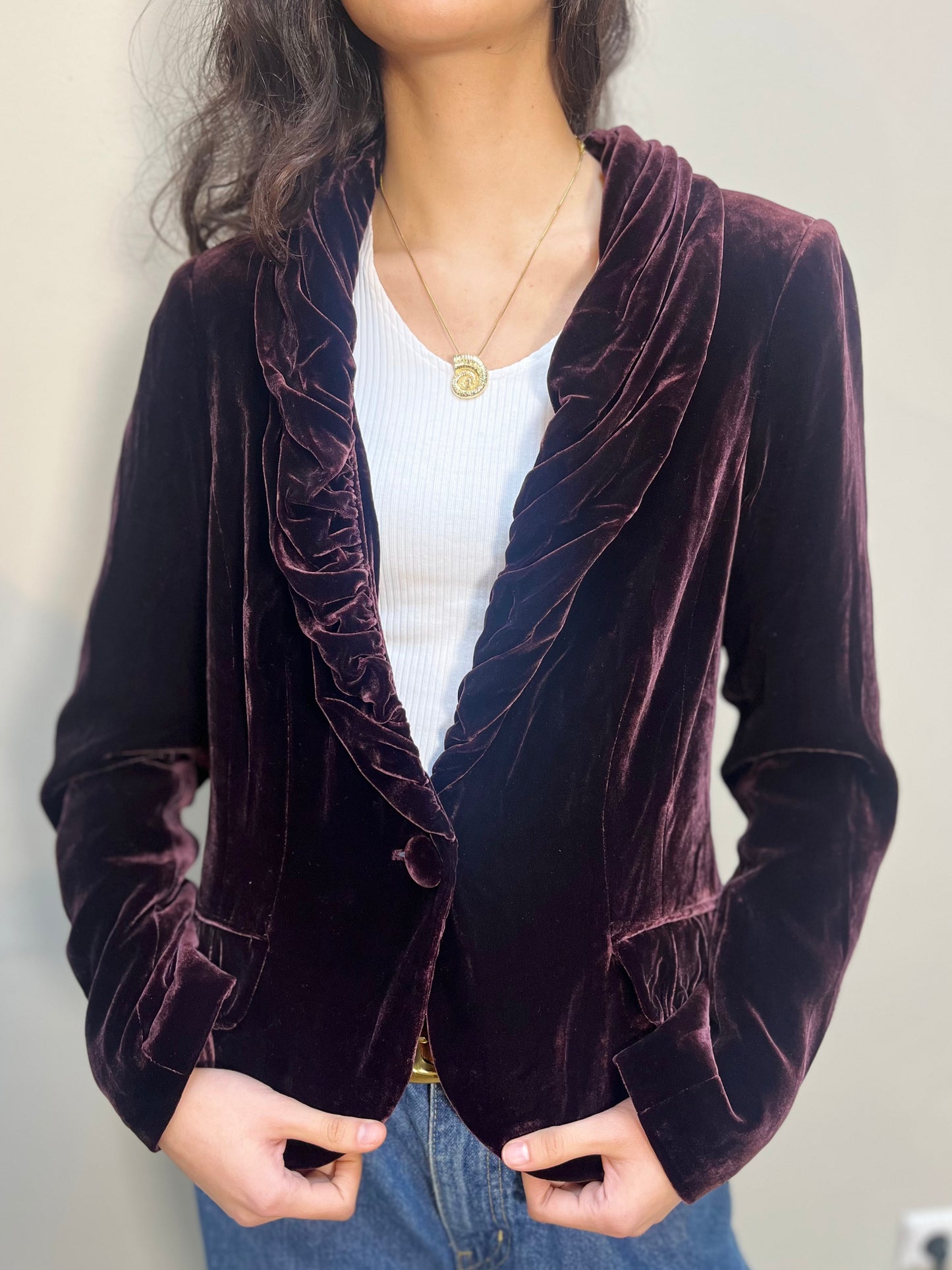 Frank Usher Velvet Blazer