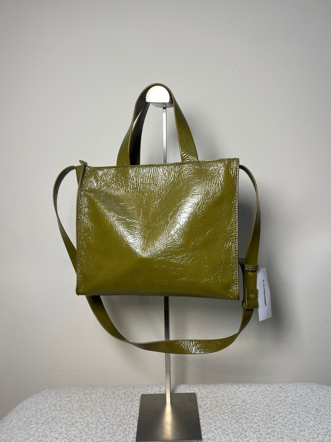 Adolfo Dominguez green Handbag