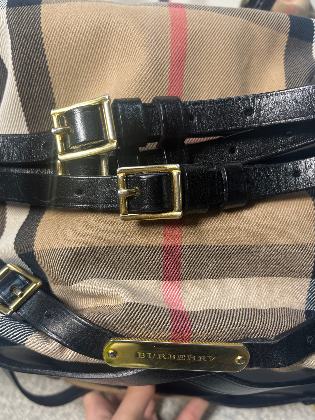Burberry Bag house Check print