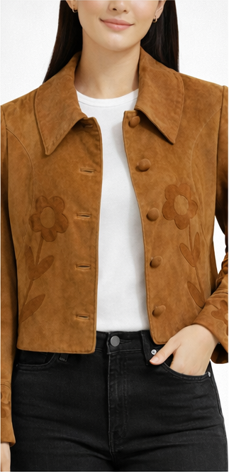 Rixo leather jacket 36 (S)